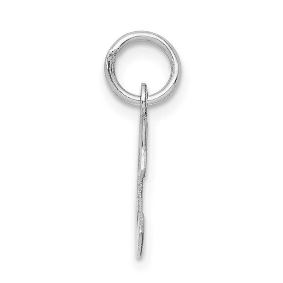 Sterling Silver, Amanda Collection Small Block Style Initial C Pendant - Picture 2 of 5